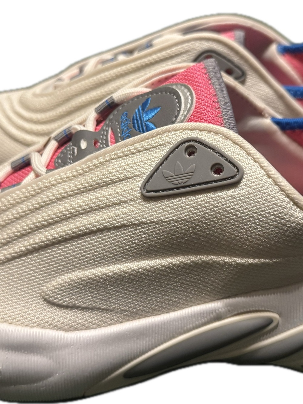 Brand NEW — never worn Adidas Women's Adifom SLTN White, Pink and Blue